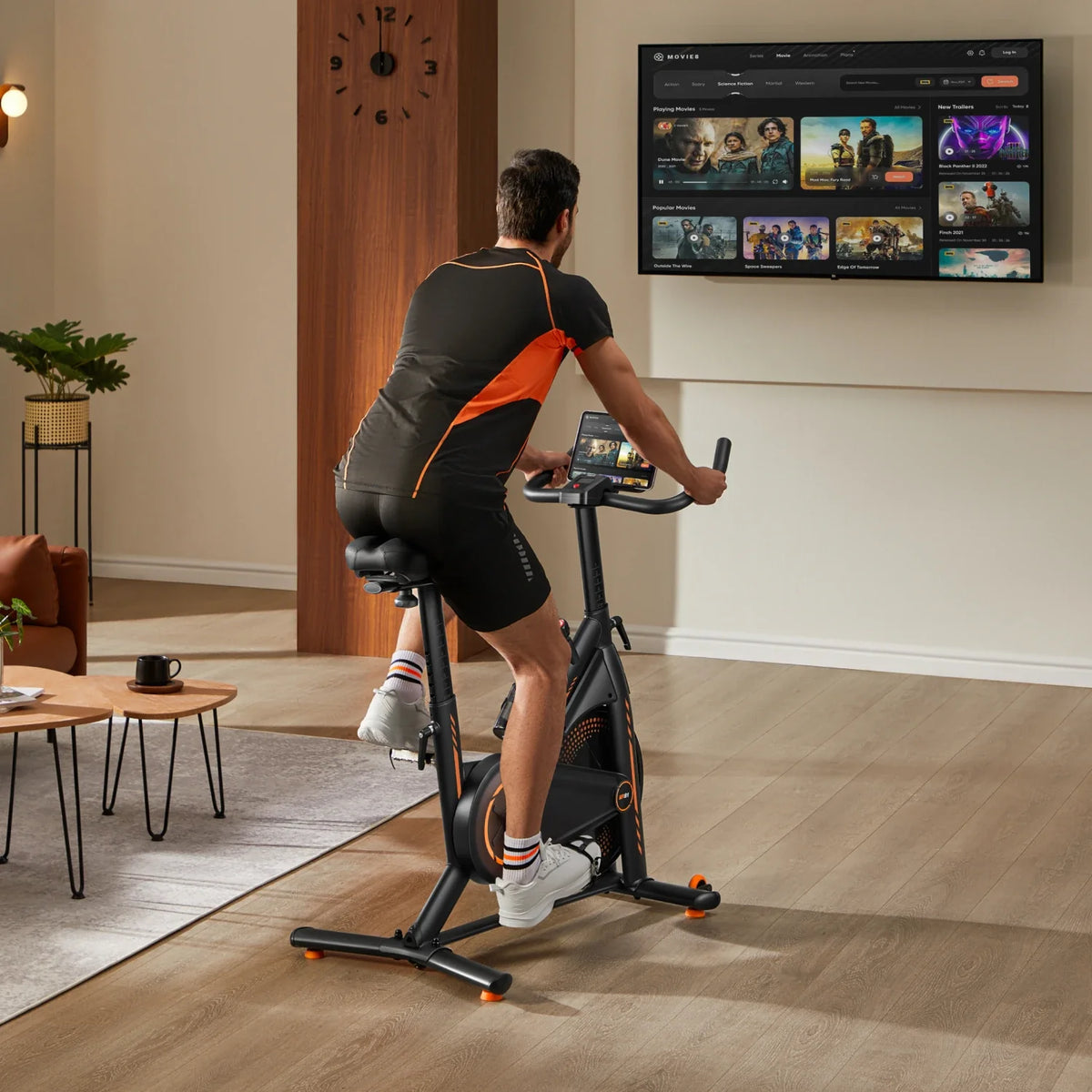 MRB1 Magnetic Resistance Exercise Bike, installed in a room