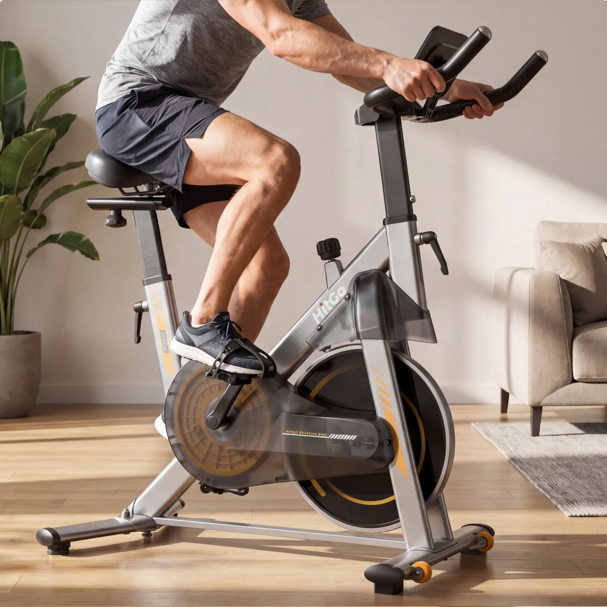 MRB2 Magnetic Resistance Exercise Bike, installed in a room