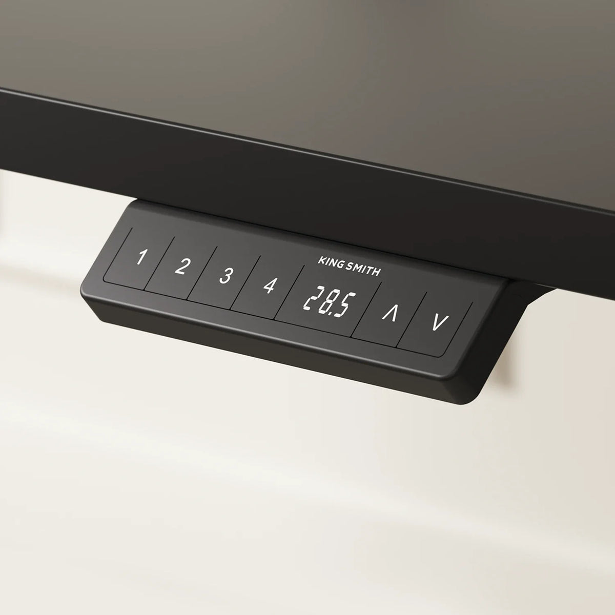 One-piece Tabletop Standing Desk, installed in a room