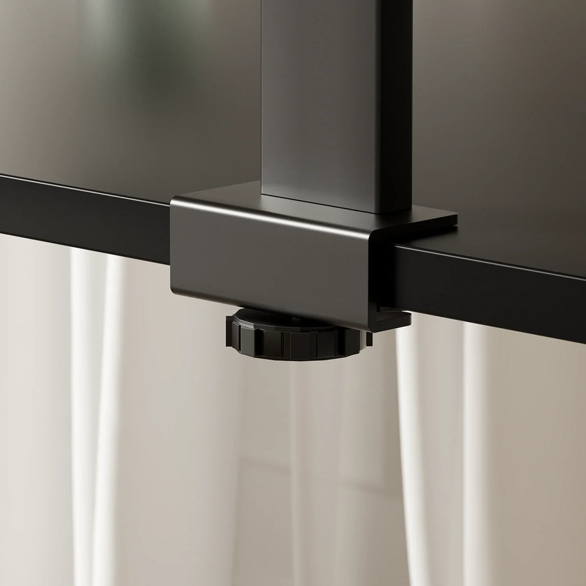 One-piece Tabletop Standing Desk, installed in a room
