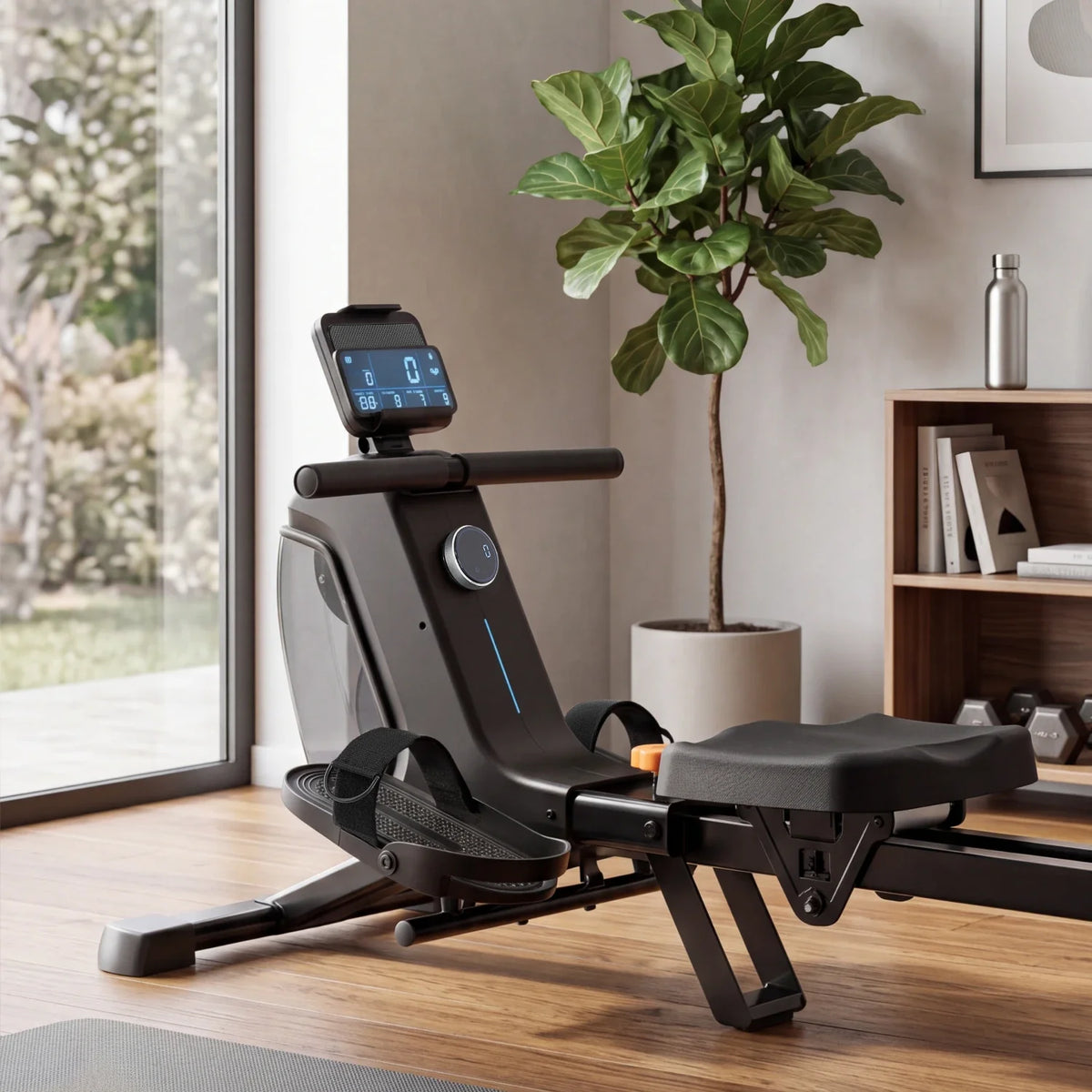 RM1 Rowing Machine, installed in a room