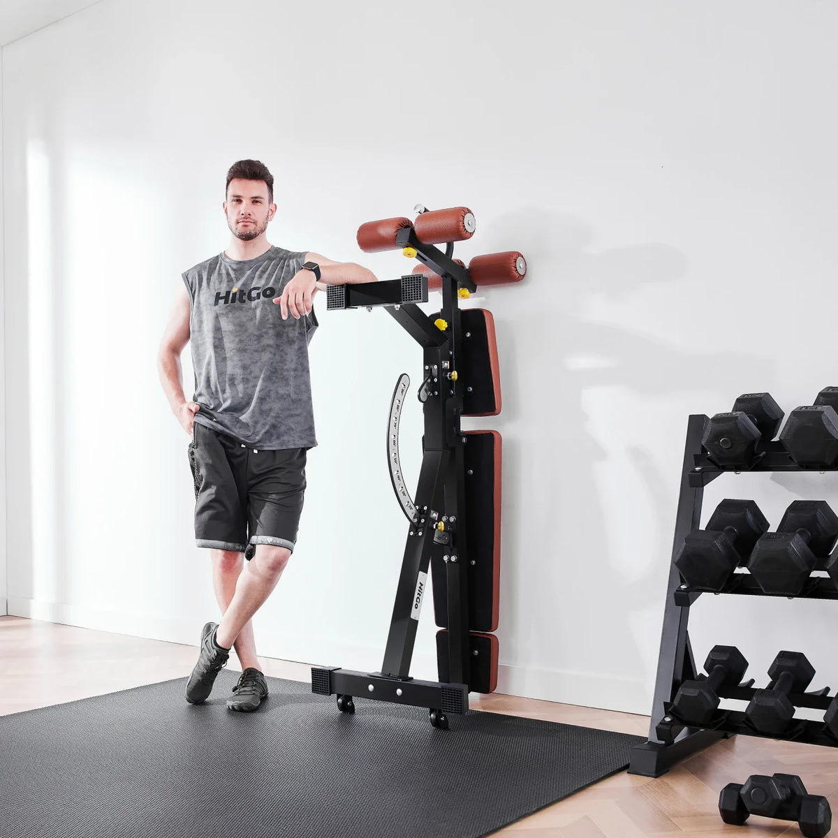 EVO-UB Weight Bench, installed in a room