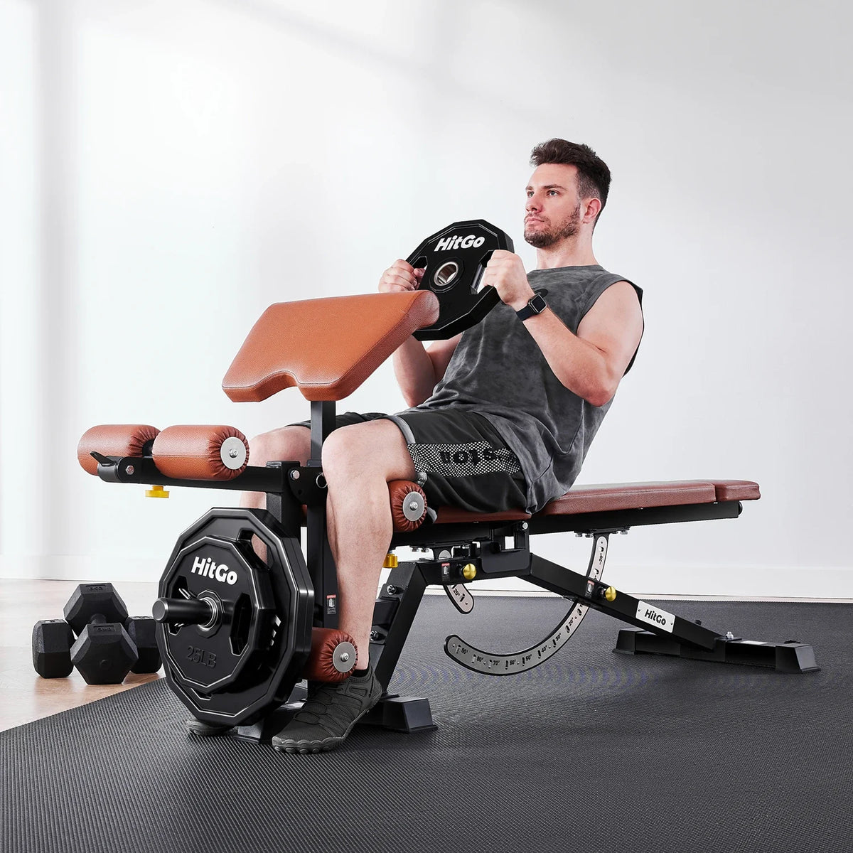 EVO-UB Weight Bench, close-up of the surface