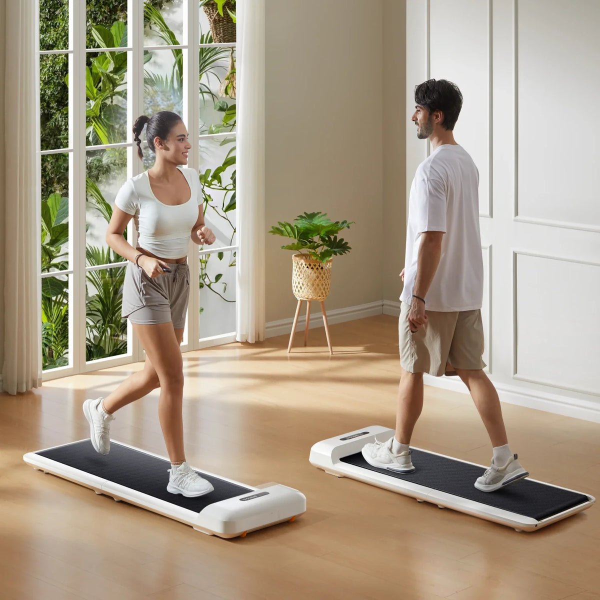 WalkingPad C2 Foldable Walking Treadmill, installed in a room