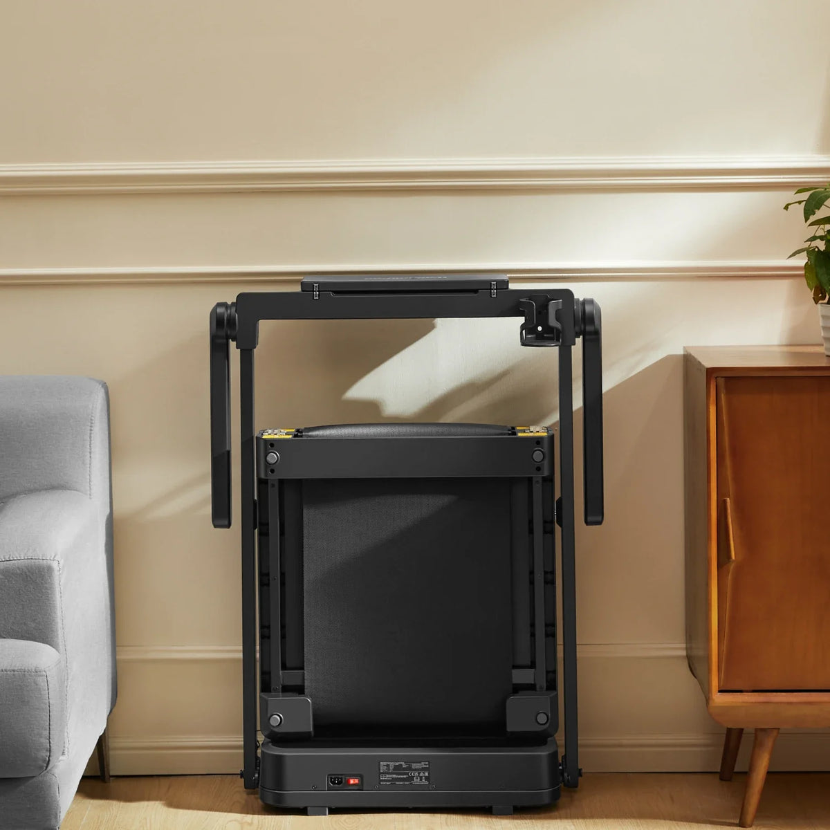 WalkingPad MX10 Vertical Fold Treadmill, installed in a room