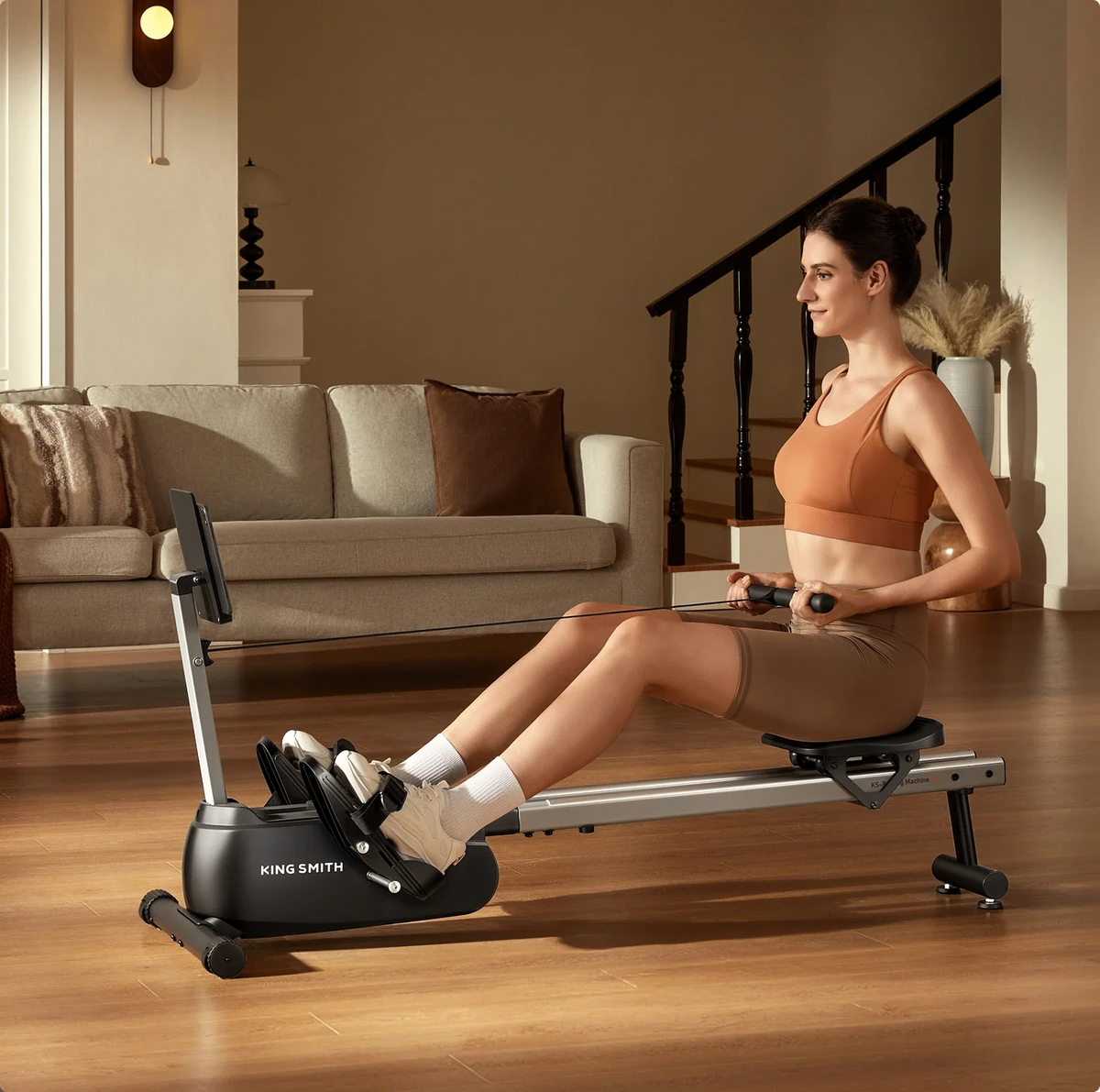 RW001 Magnetic Rowing Machine, installed in a room