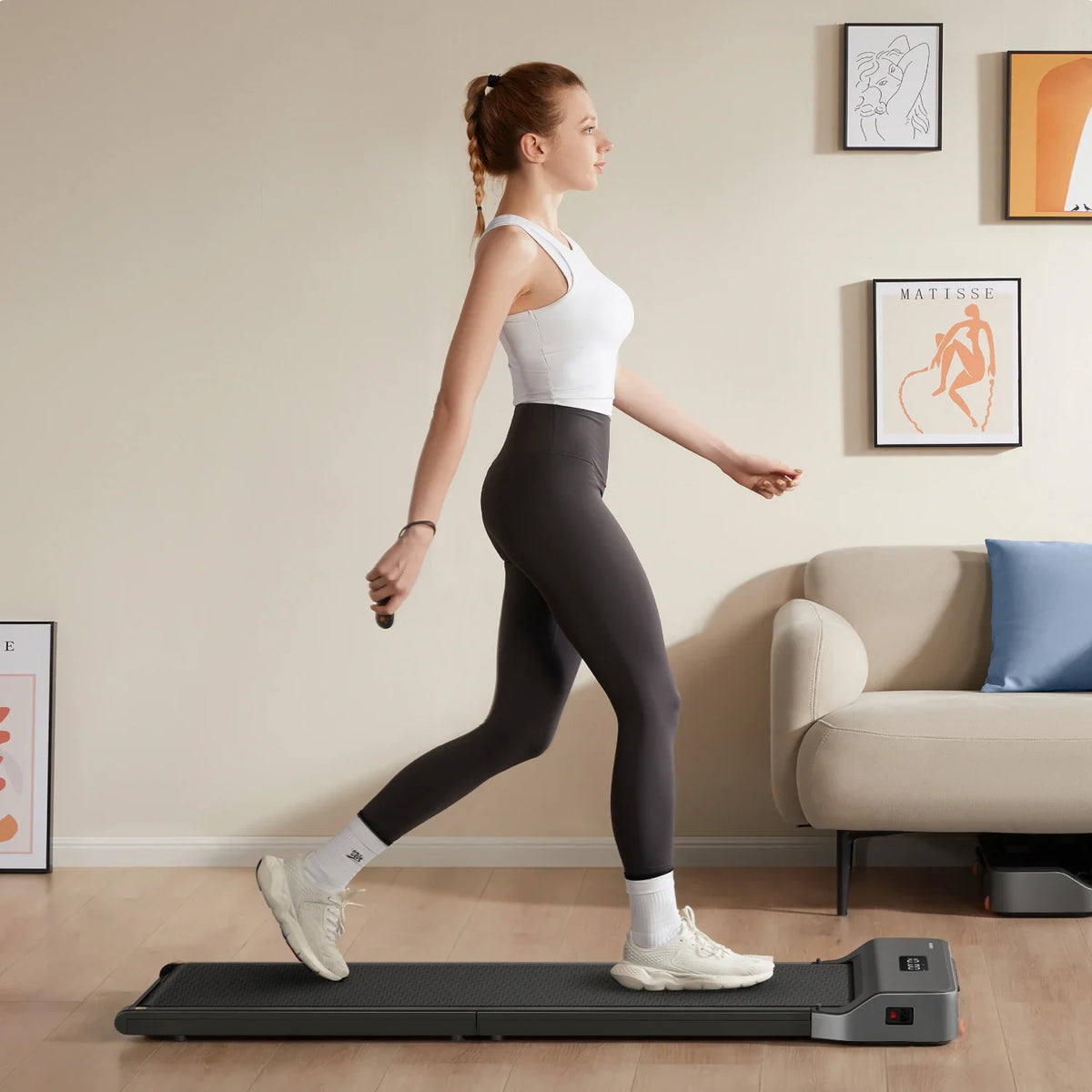 WalkingPad Z1 Folding Under Desk Treadmill, installed in a room
