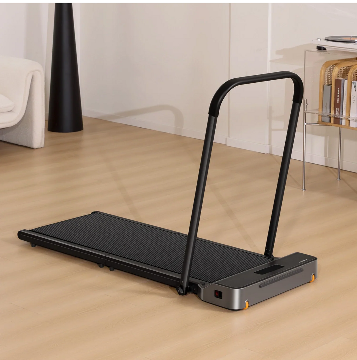 WalkingPad Z1R Folding Treadmill With Handrail, installed in a room