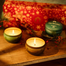 Scented Candle Gift Set - Three 8oz Aromática Candle Tins - Pumpkin, Pine & Woodsy