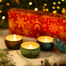 Scented Candle Gift Set - Three 8oz Aromática Candle Tins - Pumpkin, Pine & Woodsy