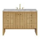 James Martin Hudson 48" Single Bathroom Vanity, Light Natural Oak