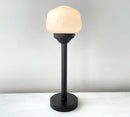 Schoolhouse Milk Glass Tall Table Lamp