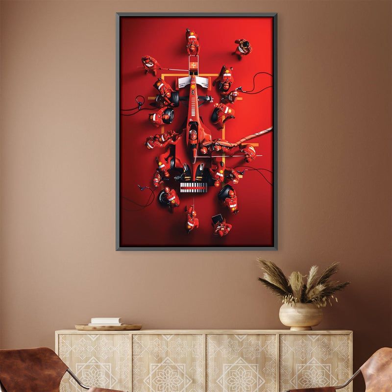 Schumacher Red Canvas