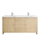 James Martin Gracyn 72" Double Bathroom Vanity, Coastal Driftwood