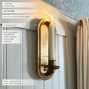 Antique Gold Taper Candle Holder Wall Sconce, Set of Two by Decor Steals