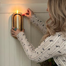 Antique Gold Taper Candle Holder Wall Sconce, Set of Two by Decor Steals