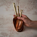 Copper Measuring Scoops by Galley & Fen