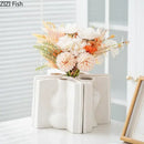 GobekUsa Creative Flowers Desk Decoration Vase | Artificial Floral Decor for Aesthetic Rooms