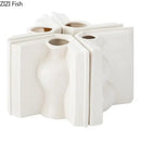 GobekUsa Creative Flowers Desk Decoration Vase | Artificial Floral Decor for Aesthetic Rooms