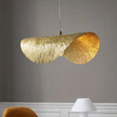 GobekUsa Brass Lotus Leaf Chandelier Pendant for Living Dining Room