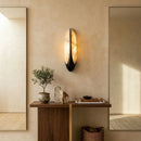 Sculptural Curved Alabaster Wall Lamp