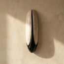 Sculptural Curved Alabaster Wall Lamp