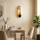 Sculptural Curved Alabaster Wall Lamp