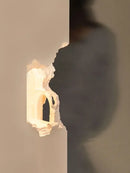 GobekUsa Embedded Night Light Gypsum Corner Wall Sconces for Corridor Stair Background
