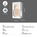 GobekUsa Embedded Night Light Gypsum Corner Wall Sconces for Corridor Stair Background