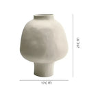 GobekUsa Hammer Pattern Ceramic Vase for Desk Decoration and Flower Arrangement
