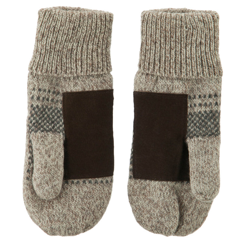 Snowflake Design Raggwool Mitten