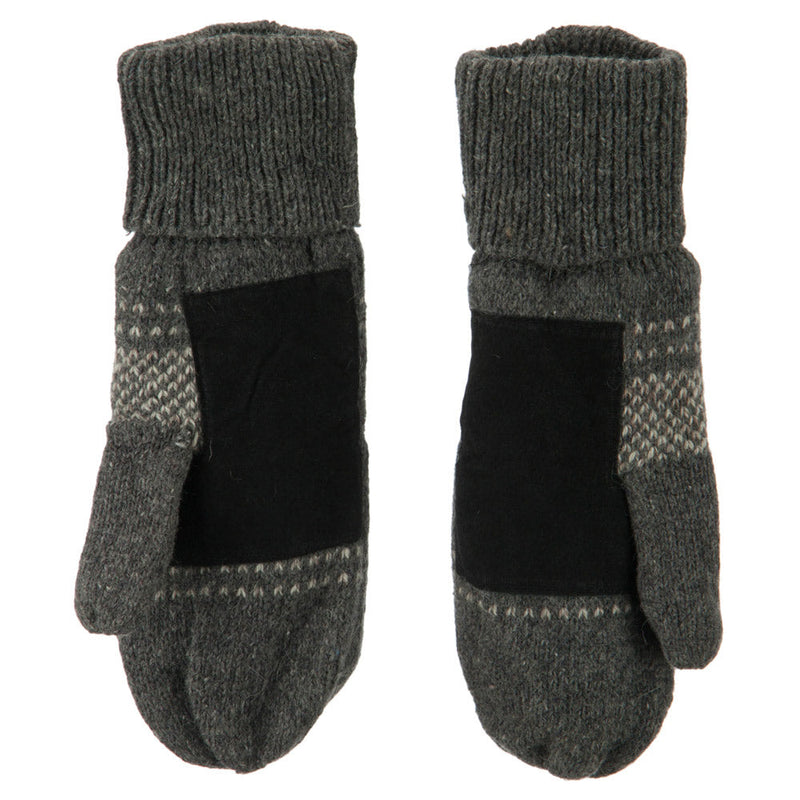 Snowflake Design Raggwool Mitten