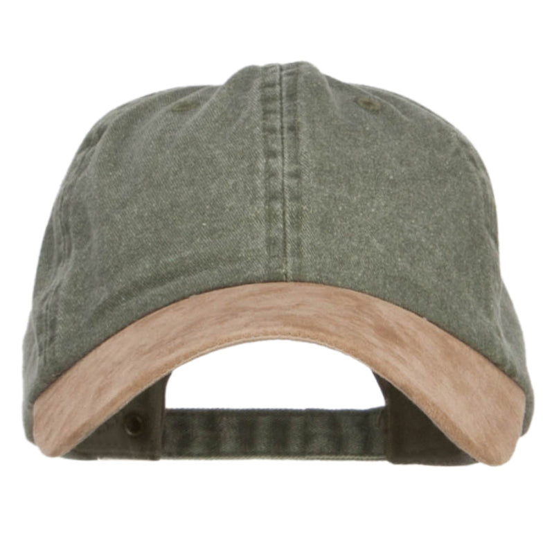 Suede Bill Washed Pigment Dyed Cap