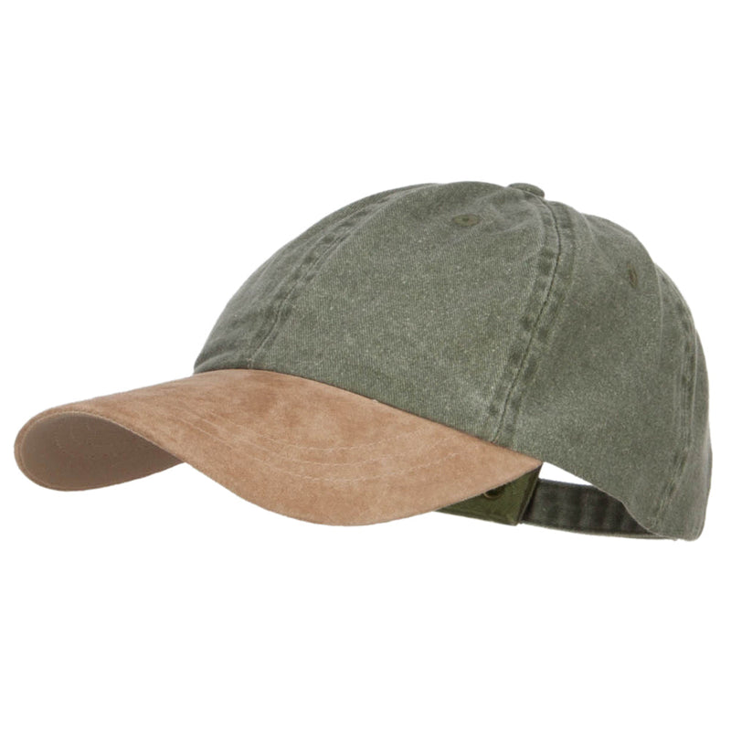 Suede Bill Washed Pigment Dyed Cap