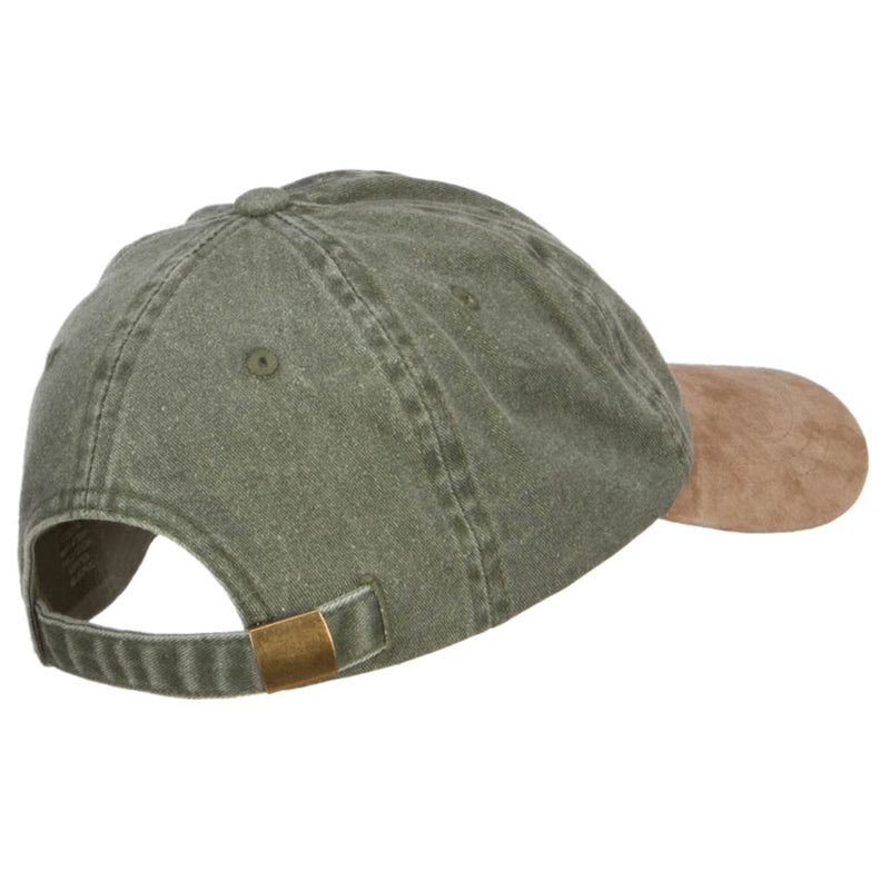 Suede Bill Washed Pigment Dyed Cap