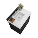 James Martin Lorelai 36" Single Bathroom Vanity, Black Onyx