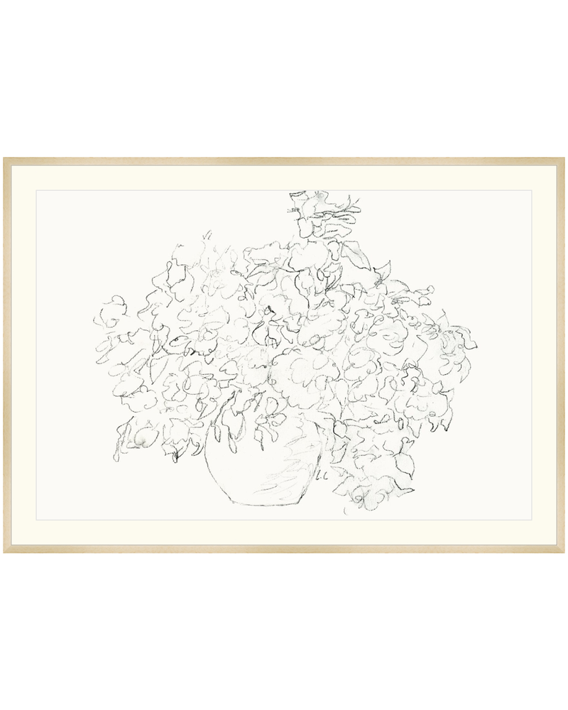 Vase of Flowers Sketch