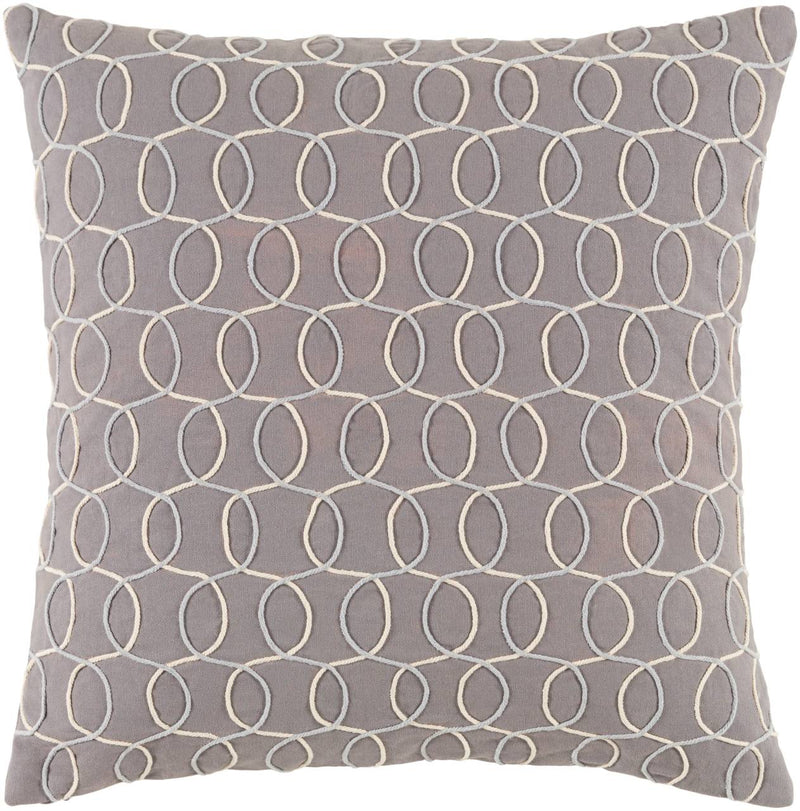 Zuidland Medium Gray Pillow Cover