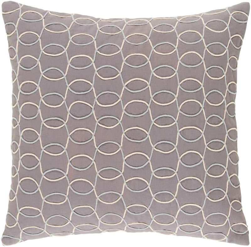 Zuidland Medium Gray Pillow Cover