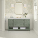 James Martin Breckenridge 60" Single Bathroom Vanity, Smokey Celadon