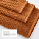 Cotton Diamond Waffle Weave Bath Towel Set - Grayson Collection by Great Bay Home