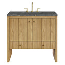 James Martin Hudson 36" Single Bathroom Vanity, Light Natural Oak