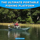 Sea Eagle 1-Person Frameless Pontoon Inflatable Fishing Boat, 9FT [285FPBK] (SAK93163)