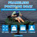 Sea Eagle 1-Person Frameless Pontoon Inflatable Fishing Boat, 9FT [285FPBK] (SAK93163)