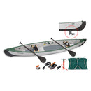 Sea Eagle 3-People TC16 High Pressure All Drop Stitch Inflatable Travel Canoe, 16FT [TC16K] (SAK43086) by SAKSBY WHOLESALE