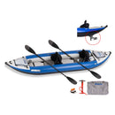 Sea Eagle 380X Explorer 3-Person Inflatable Kayak With Large Removable Rear Center Skeg [380XK] (SAK97562) by SAKSBY WHOLESALE