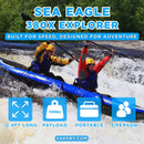 Sea Eagle 380X Explorer 3-Person Inflatable Kayak With Large Removable Rear Center Skeg [380XK] (SAK97562)