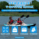 Sea Eagle 385FT FastTrack 12FT 2-Person V-Bottom Inflatable Kayak [385FTK] (SAK25086)