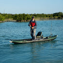 Sea Eagle 385FTA FastTrack 12FT 2- Persons Angler Inflatable Hunter Green Fishing Kayak [385FTAK] (SAK80139)
