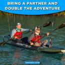 Sea Eagle 385FTA FastTrack 12FT 2- Persons Angler Inflatable Hunter Green Fishing Kayak [385FTAK] (SAK80139)